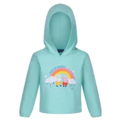 Regatta Kinder/Kids Peppa Pig Regenboog Hoodie (Aruba Blauw)
