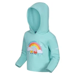 Regatta Kinder/Kids Peppa Pig Regenboog Hoodie (Aruba Blauw) -Mode Geest Verkoop kinderkids peppa pig regenboog hoodie aruba blauw 3