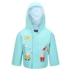 Regatta Kinder/Kids Peppa Pig Waterdicht Jasje (Aruba Blauw)