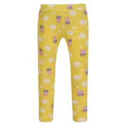 Regatta Kinder/Kinderen Bedrukte Peppa Pig Legging (Set Van 2) (Maïs Geel/Navy) -Mode Geest Verkoop kinderkinderen bedrukte peppa pig legging set van 2 mais geelnavy 3