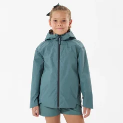 Quechua Kinderregenjas Voor Wandelen MH500 Groen 7 Tot 15 Jaar -Mode Geest Verkoop kinderregenjas voor wandelen mh500 groen 7 tot 15 jaar 3