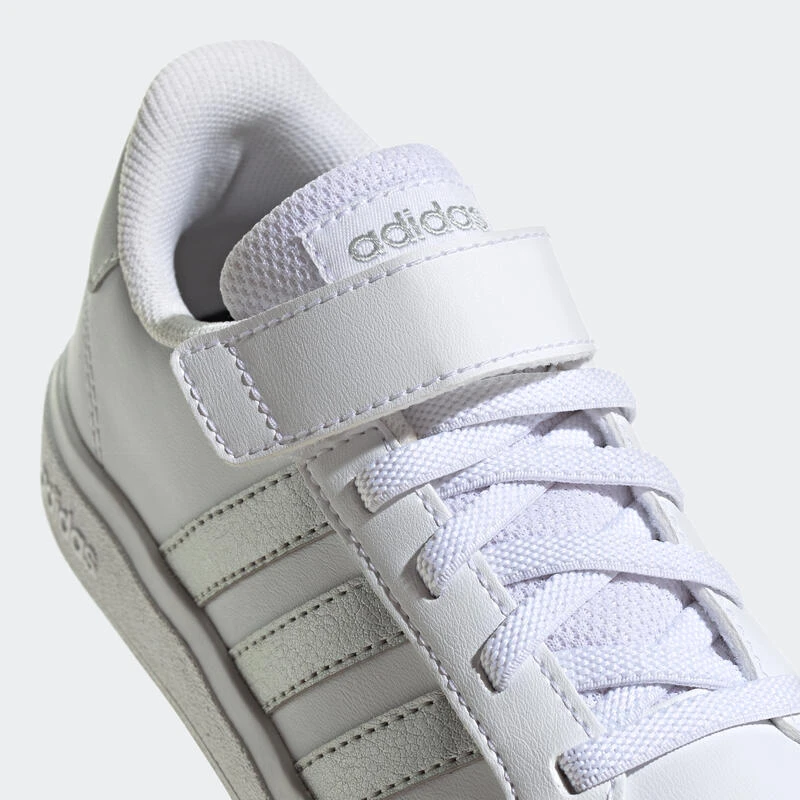 ADIDAS Kindersneakers GRAND COURT Met Klittenband Parelwit 4 ADIDAS Kindersneakers GRAND COURT Met Klittenband Parelwit - Afbeelding 4