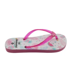 Kinderstrand Teenslippers Brasileras In Fuchsia Kleur Rubber Zool -Mode Geest Verkoop kinderstrand teenslippers brasileras in fuchsia kleur rubber zool 2