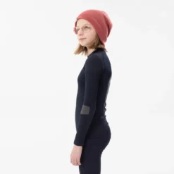 WEDZE Kinderthermoshirt Voor Skiën 580 I-Soft -Mode Geest Verkoop kinderthermoshirt voor skien bl 500 i soft naadloos blauwzand 11