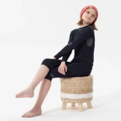 WEDZE Kinderthermoshirt Voor Skiën 580 I-Soft -Mode Geest Verkoop kinderthermoshirt voor skien bl 500 i soft naadloos blauwzand 8