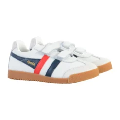 Kindertrainers Gola Classics Harrier Leather Strap Trainers -Mode Geest Verkoop kindertrainers gola classics harrier leather strap trainers 2