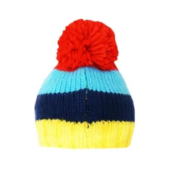 Blade & Rose Kleurrijke Gestreepte Muts Met Pompon -Mode Geest Verkoop kleurrijke gestreepte muts met pompon 2