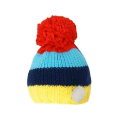 Blade & Rose Kleurrijke Gestreepte Muts Met Pompon