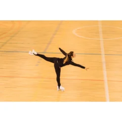 Kunstschaatsbroek Voor Volwassenen Training Zwart -Mode Geest Verkoop kunstschaatsbroek voor volwassenen training zwart 11