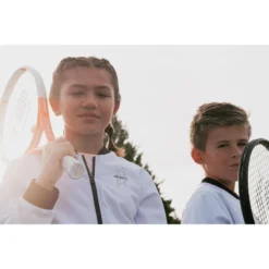 Artengo Licht Rekbaar Tennisjack Voor Jongens Ergols Wit -Mode Geest Verkoop licht rekbaar tennisjack voor jongens ergols wit 11