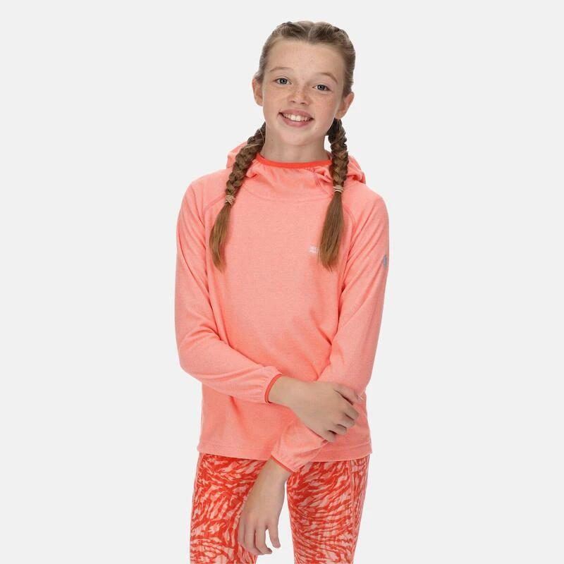 Regatta Loco Overhead Wandelfleece Voor Kinderen - Roze 4 Regatta Loco Overhead Wandelfleece Voor Kinderen - Roze - Afbeelding 4
