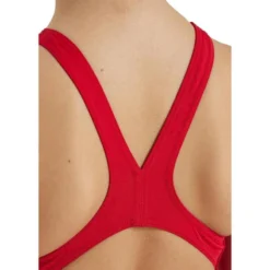 Arena Meisjes Solid Swim Pro Badpak - Rood / Wit -Mode Geest Verkoop meisjes solid swim pro badpak rood wit 4