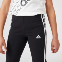 ADIDAS Meisjeslegging 3 Strepen Zwart -Mode Geest Verkoop meisjeslegging 3 strepen zwart 2