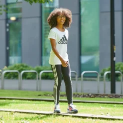 ADIDAS Meisjeslegging 3 Strepen Zwart -Mode Geest Verkoop meisjeslegging 3 strepen zwart 8