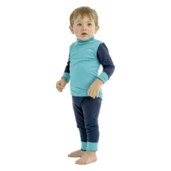 WEDZE Merino Thermoshirt Voor Peuters MERIWARM -Mode Geest Verkoop merino thermoshirt voor peuters meriwarm turquoise 10