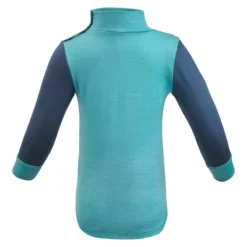 WEDZE Merino Thermoshirt Voor Peuters MERIWARM -Mode Geest Verkoop merino thermoshirt voor peuters meriwarm turquoise 3