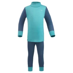 WEDZE Merino Thermoshirt Voor Peuters MERIWARM -Mode Geest Verkoop merino thermoshirt voor peuters meriwarm turquoise 9