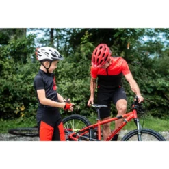 Rockrider Mountainbikeshort Voor Kinderen 500 -Mode Geest Verkoop mountainbikeshort voor kinderen 500 zwartrood 12