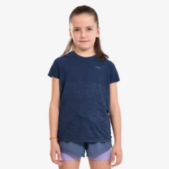 Naadloos Hardloopshirt Voor Meisjes CARE