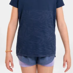 Naadloos Hardloopshirt Voor Meisjes CARE -Mode Geest Verkoop naadloos hardloopshirt voor meisjes care marineblauw 5