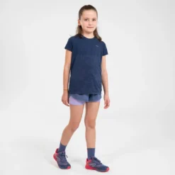 Naadloos Hardloopshirt Voor Meisjes CARE -Mode Geest Verkoop naadloos hardloopshirt voor meisjes care marineblauw 8