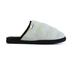 Nuvola Grijze Unisex Slippers Met Rubberen Zool