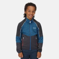 Regatta Oberon V Wandelfleece Met Volledige Rits Voor Kinderen - Blauw -Mode Geest Verkoop oberon v wandelfleece met volledige rits voor kinderen blauw 4