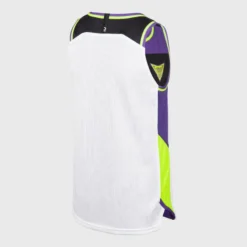 Omkeerbare Basketbal Tank Top Kinderen T500R -Mode Geest Verkoop omkeerbaar mouwloos basketbalshirt voor kinderen t500r witpaars 6