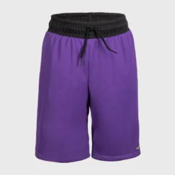 Omkeerbare Basketbalshort Voor Kinderen SH500R -Mode Geest Verkoop omkeerbare basketbalshort voor kinderen sh500r witpaars 5