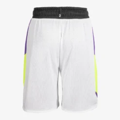 Omkeerbare Basketbalshort Voor Kinderen SH500R -Mode Geest Verkoop omkeerbare basketbalshort voor kinderen sh500r witpaars 9