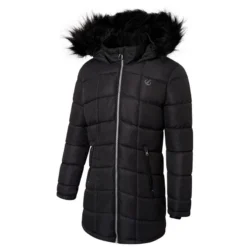 Dare 2b Opvallende Hooded Parka Voor Meisjes (Zwart) -Mode Geest Verkoop opvallende hooded parka voor meisjes zwart 3