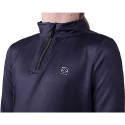 Paardrijpolo Met Lange Mouwen Voor Meisjes QHP Amina -Mode Geest Verkoop paardrijpolo met lange mouwen voor meisjes qhp amina 2