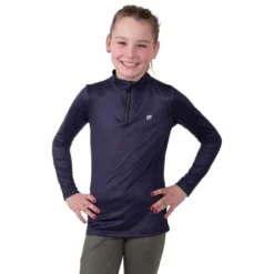 Paardrijpolo Met Lange Mouwen Voor Meisjes QHP Amina