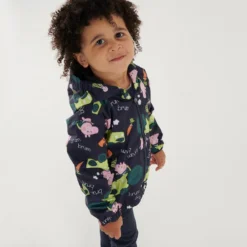 Regatta Peppa Muddy Puddle Wandeljas Met Capuchon Voor Kinderen - Marineblauw -Mode Geest Verkoop peppa muddy puddle wandeljas met capuchon voor kinderen marineblauw 4