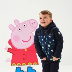 Regatta Peppa Pig Geïsoleerde Wandeljas Met Donsvoering Voor Jongens - Marine