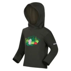Regatta Peppa Pig Grafische Wandelhoodie Voor Kinderen - Donkergroen