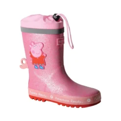 Regatta Peppa Pig Puddle Wellington Wandellaarzen Voor Kinderen - Roze