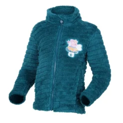 Regatta Peppa Pig Wandelfleece Met Hele Rits Voor Kinderen - Turkoois