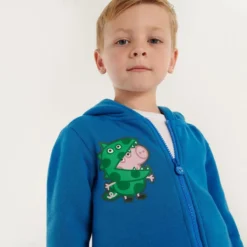 Regatta Peppa Pig Wandelfleece Met Volledige Rits Voor Kinderen - Blauw -Mode Geest Verkoop peppa pig wandelfleece met volledige rits voor kinderen blauw 4