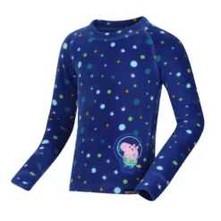 Regatta Peppa Pig Wandelonderlaagset Met Print Voor Kinderen - Blauw