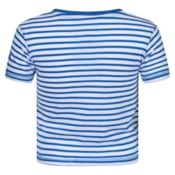 Regatta Peppa Stripe Wandel-T-shirt Met Korte Mouwen Voor Kinderen - Blauw -Mode Geest Verkoop peppa stripe wandel t shirt met korte mouwen voor kinderen blauw 3
