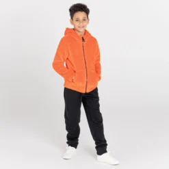 Dare 2b Personate Wandelfleece Met Hele Rits En Capuchon Voor Kinderen - Oranje -Mode Geest Verkoop personate wandelfleece met hele rits en capuchon voor kinderen oranje 3