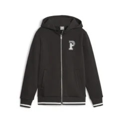 PUMA SQUAD Fleece Hoodie Met Rits Voor Jongeren PUMA