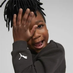 PUMA X SPONGEBOB Sweatshirt Met Ronde Hals Voor Kinderen PUMA -Mode Geest Verkoop puma x spongebob sweatshirt met ronde hals voor kinderen puma 2