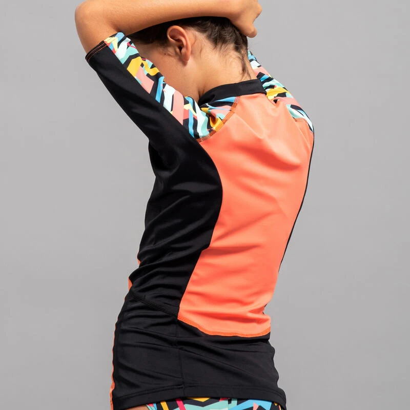 Rashguard Met Korte Mouwen Voor Meisjes Roze 5 Rashguard Met Korte Mouwen Voor Meisjes Roze - Afbeelding 5