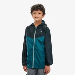 Quechua Regenjack Hike 150 Voor Kinderen, Voor Wandelen -Mode Geest Verkoop regenjas voor wandelen mh150 groen kinderen 7 15 jaar 2