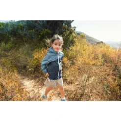 Quechua Waterdichte Trekkingjas Voor Kinderen MH150 Met Tribalprint 2 Tot 6 Jaar -Mode Geest Verkoop regenjas voor wandelen mh150 kinderen 2 6 jaar 9