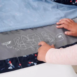 Quechua Waterdichte Wandeljas Voor Meisjes Hike 500 -Mode Geest Verkoop regenjas voor wandelen mh500 kinderen 2 6 jaar 19