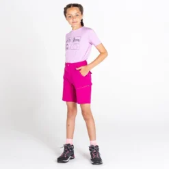 Dare 2b Reprise II Korte Wandelbroek Voor Kinderen - Middenroze -Mode Geest Verkoop reprise ii korte wandelbroek voor kinderen middenroze 3