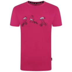 Dare 2b Rightful Tee Korte Wandel-T-shirt Met Korte Mouwen Voor Kinderen - Middenroze